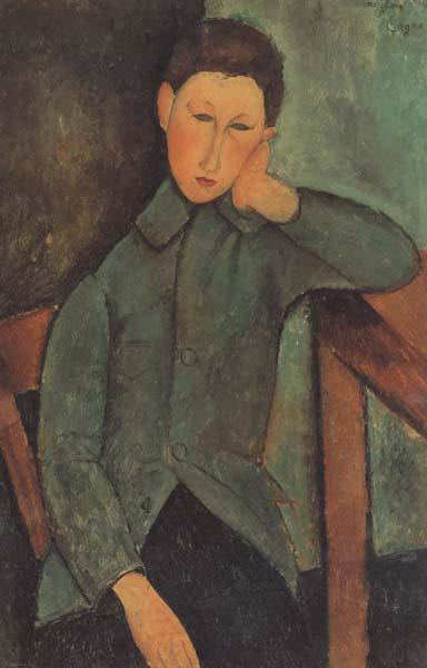Amedeo Modigliani Le garcon a la veste bleue (mk38) oil painting picture